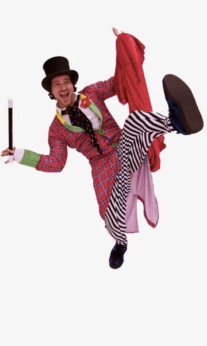 Magician performing a children's magic show