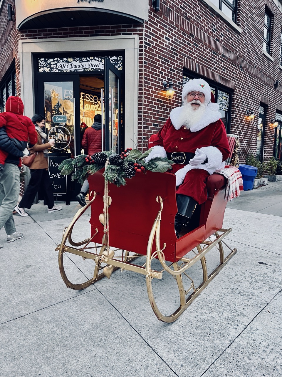 JoJoFun Christmas sleigh available to rent in Toronto and the GTA