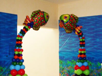 Fish Balloon Arch in Toronto