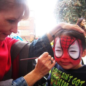 Spider-Man Face Painting in Toronto