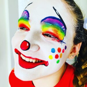 Clown Face Painting by JoJoFun