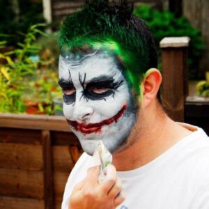 Joker Face Painting by JoJoFun