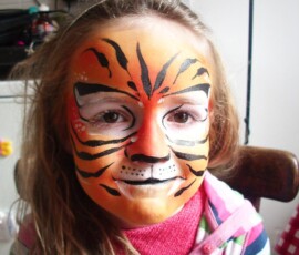 Tiger Face Painting by JoJoFun