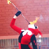fire-performer-london-jojofun-harley-quinn
